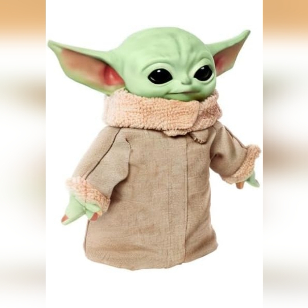 Mattel Plush Doll in Green with Tan Robe